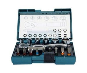 Bormaskin & Bits - Makita screwdriver bit and ratchet set - 21 pieces - B-54081