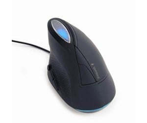 Mus - Gembird Ergonomic 6-button wired optical mouse - Vertical mouse - Optisk - 6 - Svart - MUS-ERGO-03