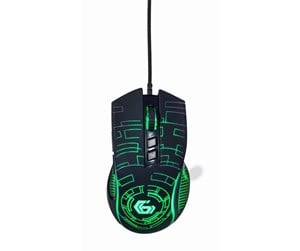 Mus - Gembird USB LED Gaming Mouse - Gaming mus - Optisk - 7 - Svart - MUSG-RGB-01