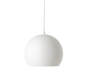 Dekorasjon - Frandsen BALL PENDANT 25 CM - MATT WHITE - 119321