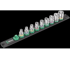 Verktøy - Wera Magnetic socket rail B Imperial 1 Zyklop socket set 3/8" drive imperial 9 pieces - 05005450001