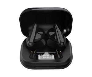 Hodetelefoner - DENVER TWE-38BLACK - true wireless earphones with mic - TWE-38BLACK