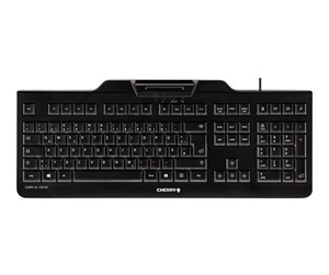 Tastatur - Cherry KC 1000 SC - Tastatur - Engelsk - Storbritannia - Svart - JK-A0100GB-2