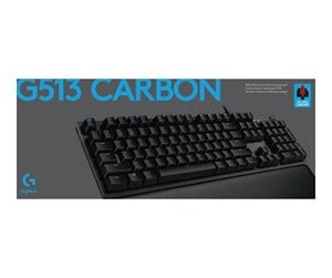 Tastatur - Logitech Gaming G513 - Gamingtastatur - Engelsk - Storbritannia - Svart - 920-009328