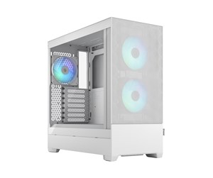 Kabinett - Fractal Design Pop Air RGB - White TG Clear Tint - Kabinett - Miditower - Hvit - FD-C-POR1A-01