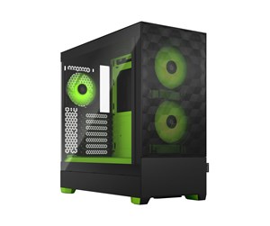 Kabinett - Fractal Design Pop Air RGB - Green Core TG Clear Tint - Kabinett - Miditower - Grønn - FD-C-POR1A-04