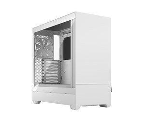 Kabinett - Fractal Design Pop Silent - White TG Clear Tint - Kabinett - Miditower - Hvit - FD-C-POS1A-04