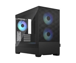 Kabinett - Fractal Design Pop Mini Air RGB - Black TG Clear Tint - Kabinett - Miditower - Svart - FD-C-POR1M-06