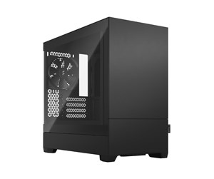 Kabinett - Fractal Design Pop Mini Silent - Black TG Clear Tint - Kabinett - Miditower - Svart - FD-C-POS1M-02