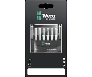 Verktøy - Wera Bit-Check 6 Universal 1 SB. 6 pieces - 05073635001