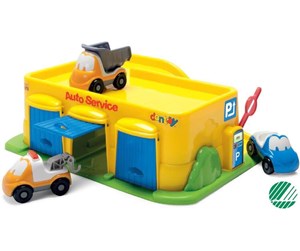 Leketøysbil - Dantoy Garage - Yellow Auto Service (7520) - 7520