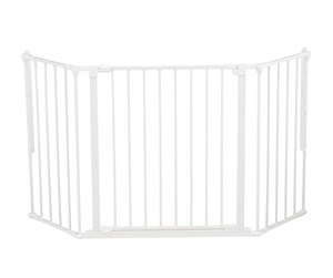 Babyutstyr - BabyDan Flex M sikkerhetsgrind, hvit, 90-146 cm - 56214-10400-10