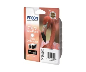 Printertilbehør blekk/toner - Epson T0870 - 2-pack - glossy - original - ink optimizer cartridge - Blekk Optimizer Cartridge Glans - C13T08704020