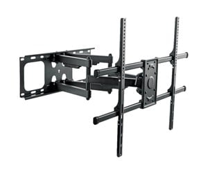 Veggmontering, AV-braketter & AV-møbler - Schwaiger MOTION 8 - mounting kit - for LCD TV - black 75 kg 90" 200 x 200 mm - LWHD9075513