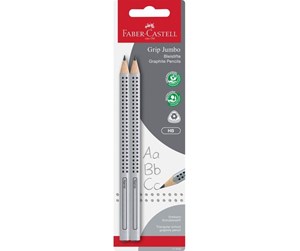 Skrive- & Tegneverktøy - Faber Castell Jumbo Grip graphite pencil HB 2 pieces - 111992