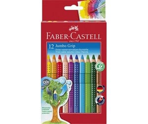 Skrive- & Tegneverktøy - Faber Castell Jumbo GRIP - 3.8 mm - Pack of 12 - 110912