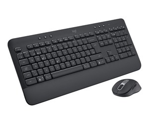 Tastatur - Logitech Signature MK650 Combo For Business - uk - Tastatur & Mussett - Engelsk - Storbritannia - Grå - 920-010999