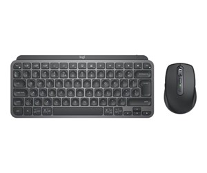 Tastatur - Logitech MX Keys Mini Combo for Business - Tastatur & Mussett - Tysk - Svart - 920-011054