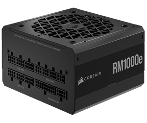 Strømforsyning (PSU) - Corsair RM1000e Strømforsyning (PSU) - 1000 Watt - 120 mm - ATX - 80 Plus Gold sertifisert - CP-9020250-EU