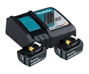 Batterier & Ladere - Makita DC18RC battery charger - with battery - 2 - Li-Ion - 197570-9