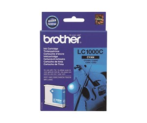 Printertilbehør blekk/toner - Brother LC 1000C - Blekkpatron Blå - LC1000CBP