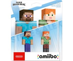 Spill - Tilbehør - Nintendo amiibo Steve & Alex - 0045496381059