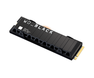 SSD - WD Black SN850X SSD - 1TB - M.2 2280 - PCIe 4.0 - Med varmespreder - WDS100T2XHE