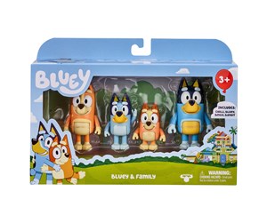 Figurer - Bluey FIGURE 4PK - 2 variants - LIN90077