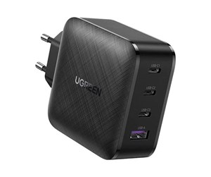 Mobil - Adaptere og ladere - UGREEN GaN 65W Quad USB C Charger - 70774