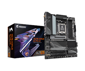 Hovedkort - GIGABYTE X670 AORUS ELITE AX Hovedkort - AMD X670 - AMD AM5 socket - DDR5 RAM - ATX - X670 AORUS ELITE AX