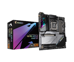 Hovedkort - GIGABYTE X670E AORUS MASTER Hovedkort - AMD X670E - AMD AM5 socket - DDR5 RAM - ATX - X670E AORUS MASTER