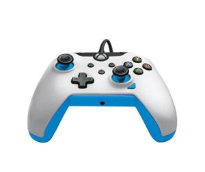 Spill - Tilbehør - PDP Wired Controller – Ion White & Blue - Controller - Microsoft Xbox Series S - 049-012-WB