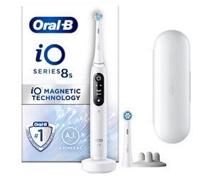 Elektrisk tannbørste - Oral-B Elektrisk tannbørste iO 8S hvit - 4210201408918