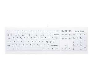 Tastatur - Cherry MedicalKey - Tastatur - Nordisk - Hvit - AK-C8100F-UVS-W/NOR