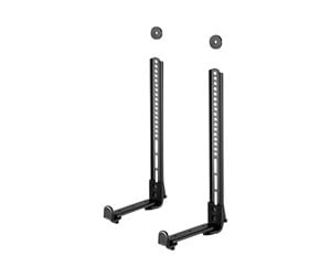 Veggmontering, AV-braketter & AV-møbler - Neomounts by NewStar AWL29-650BL1 - mounting kit - for sound bar - black 15 kg - AWL29-650BL1