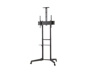 Veggmontering, AV-braketter & AV-møbler - Neomounts by NewStar FL50-550BL1 - cart - for flat panel / AV System / camera - black 50 kg 70" 100 x 100 mm - FL50-550BL1