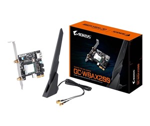 Nettverksadapter - GIGABYTE GC-WBAX200 Wireless Network Adapter PCIe WIFI 6 AX200 Bluetooth 5.1 - GC-WBAX200