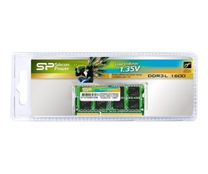 RAM - Silicon Power - DDR3L - module - 4 GB - SO-DIMM 204-pin - 1600 MHz / PC3L-12800 - unbuffered - SP004GLSTU160N02