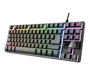 Tastatur - Trust Gaming GXT 833 Thado TKL - Gamingtastatur - Svart - TR-23698