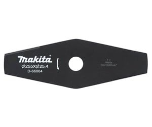 Hekktrimmer - Makita D-66064 Knife 255X25.4MM 2-tooth - D-66064