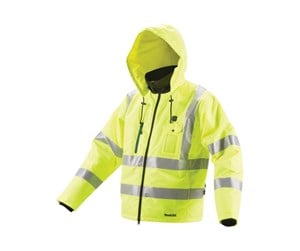 Sikkerhetsutstyr - Makita - jacket - medium - fabric 100% polyester - fluorescent yellow - DCJ206ZM