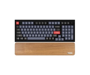 Tastatur - Keychron Q5 / V5 / K4 Pro Walnut Wood Palmrest - Håndleddsstøtte - Brun - PR21