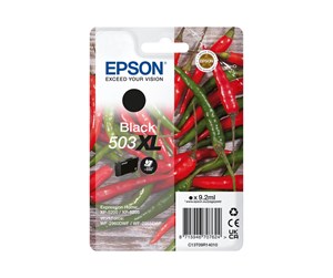 Printertilbehør blekk/toner - Epson 503XL Singlepack - XL - black - original - ink cartridge - Blekkpatron Svart - C13T09R14010