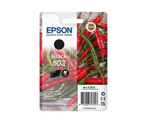 Printertilbehør blekk/toner - Epson 503 - black - original - ink cartridge - Blekkpatron Svart - C13T09Q14010