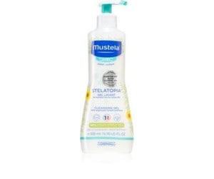 Kroppspleie - Mustela Bébé Stelatopia Cleansing Gel 500 ml - 3504105033644