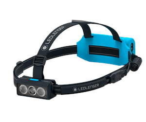 Lommelykter  - Ledlenser NEO9R headlamp, 1200 lumen, Black/blue - 502715