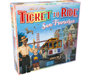 Brettspill & Puslespill - Days of Wonder Ticket to Ride - San Francisco (Nordisk) - DOW720964