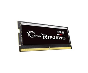 RAM - G.Skill Ripjaws SODIMM DDR5-4800 - 16GB - CL34 - Single Channel (1 pcs) - Intel XMP - Svart - F5-4800S3434A16GX1-RS