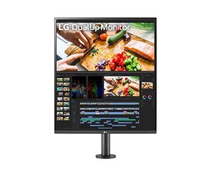 Skjerm - 27" LG DualUp Ergo 28MQ780-B - 2560x2880 - Nano IPS - HDR10 - 28MQ780-B