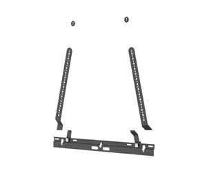 Veggmontering, AV-braketter & AV-møbler - Multibrackets M - mounting kit - for Sonos Arc sound bar - black 20 kg - 7350105211867